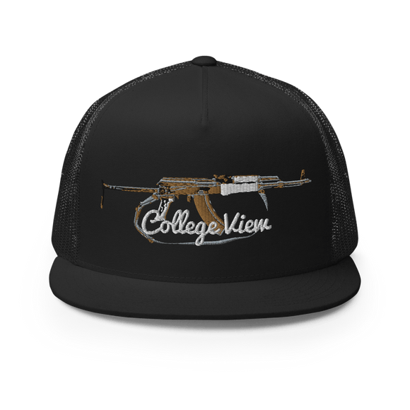 College View Co. Black Ak Trucker Snap