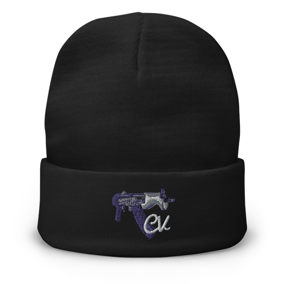 College View Co. Black Draco Beanie