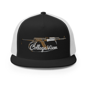 College View Co. Black Ak Trucker Snap