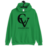 College View Co. Irish Green / S CV Hoodie (blk print)