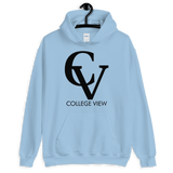 College View Co. Light Blue / S CV Hoodie (blk print)