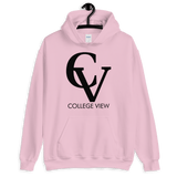 College View Co. Light Pink / S CV Hoodie (blk print)