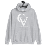 College View Co. Sport Grey / S CV Hoodie (wht print)