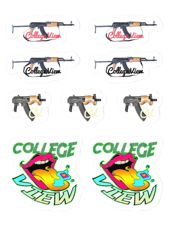 College View Co. Sticker sheet 1