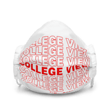 College View Co. White CV19 Face mask