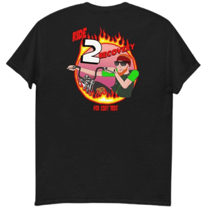 College View Co. Ride 2 Recovery (Codys support) Men's heavyweight tee